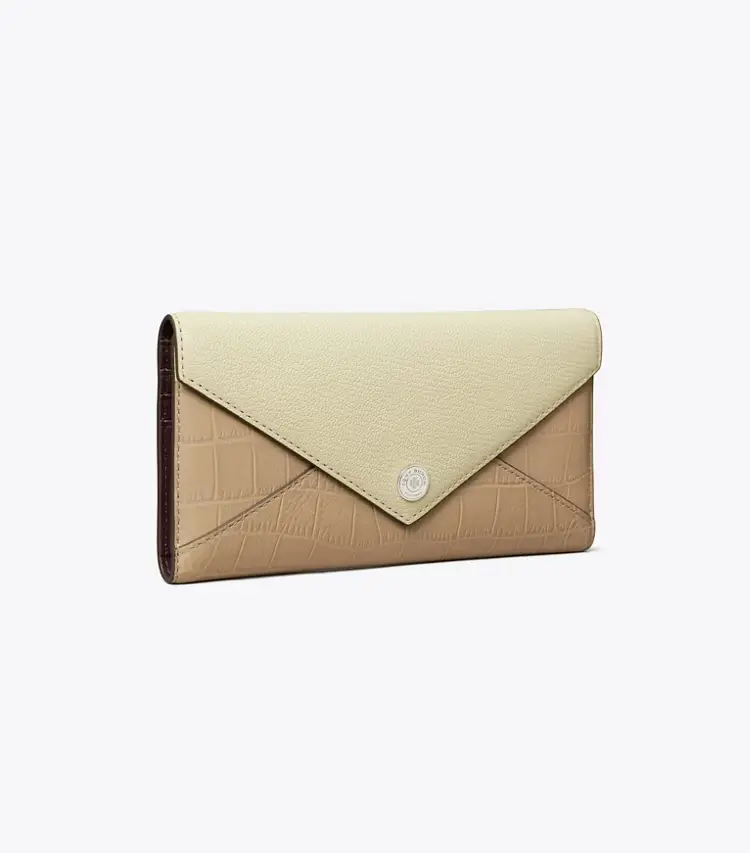 Long Colorblock Envelope Wallet