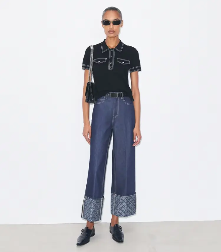 Topstitch Wool Polo - Image 3