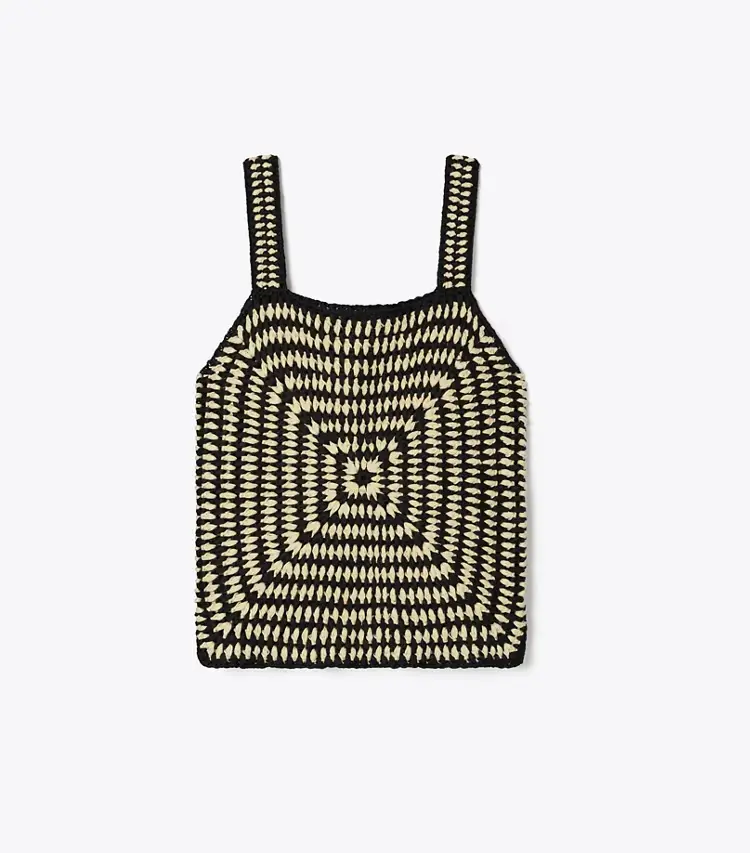 Cotton Crochet Tank Top