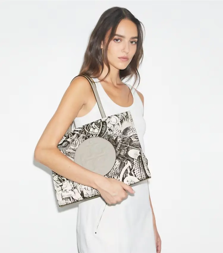 Small Ella Printed Tote - Image 3