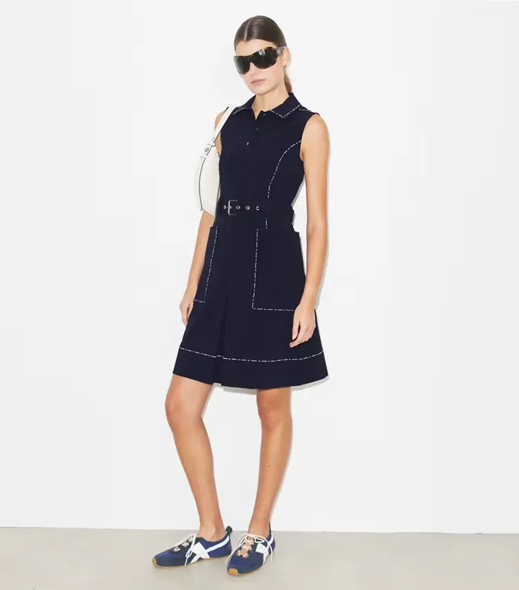 Pick Stitch Stretch Golf Dress - Image 3