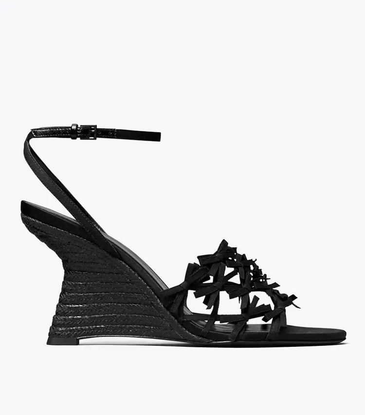 Mini Bow Espadrille Wedge - Image 2