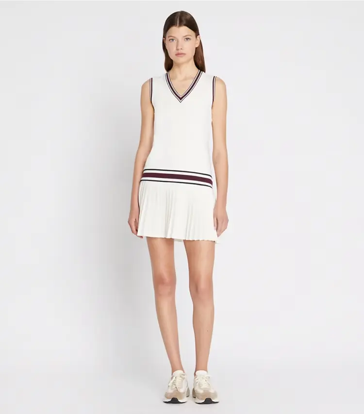 Performance Jersey V-Neck Tennis Dress - Image 2