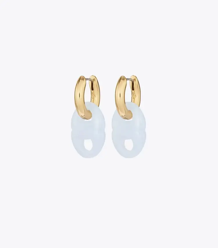 Gemini Link Small Hoop Earrings