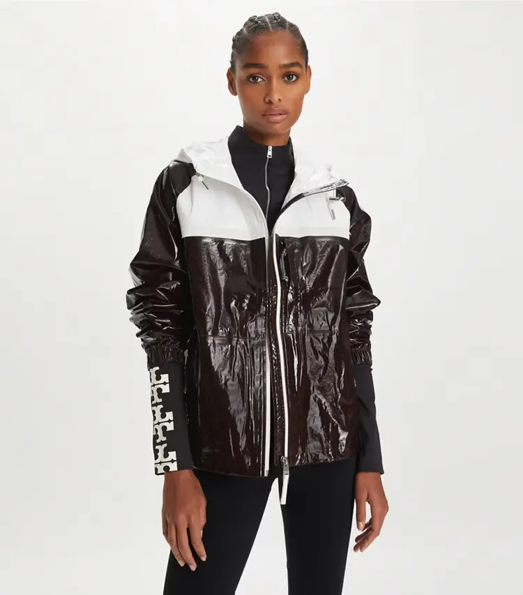 Patent Coated Cotton Anorak - Image 2