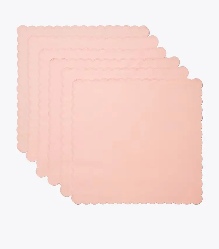 Scalloped Dinner Linen Napkin, Set Of 6 - Image 2