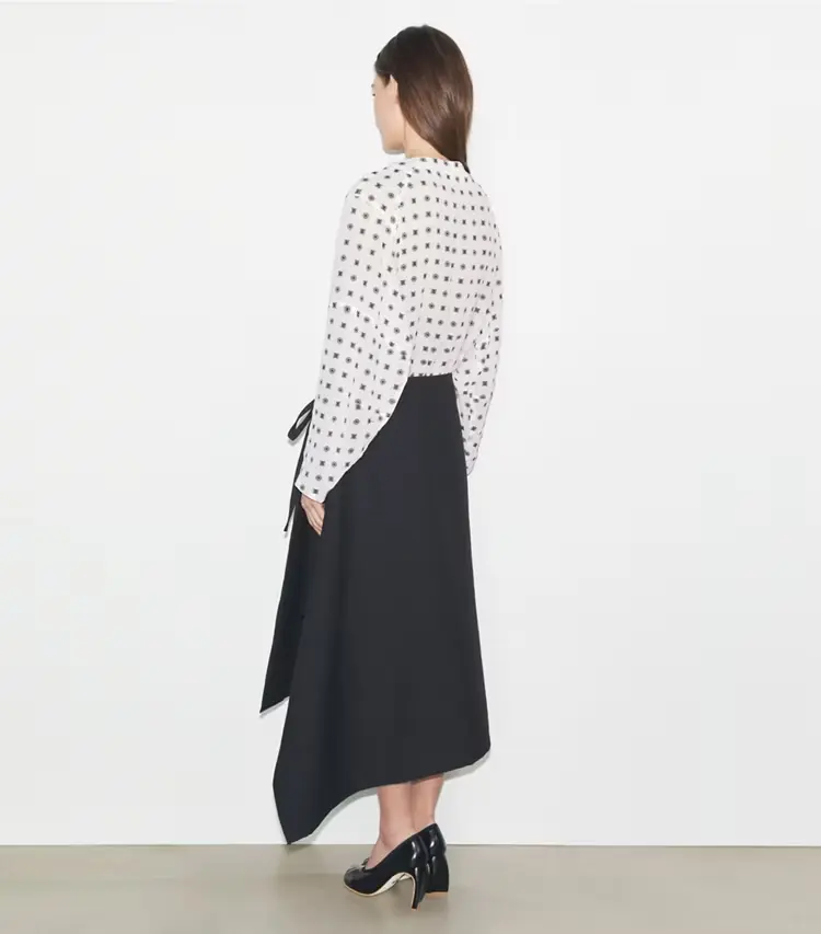 Cotton Wrap Skirt - Image 3