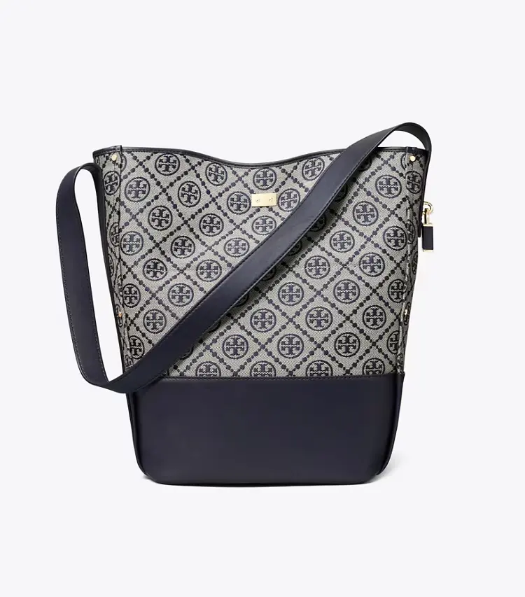 T Monogram Lock Slim Bucket Bag - Image 4
