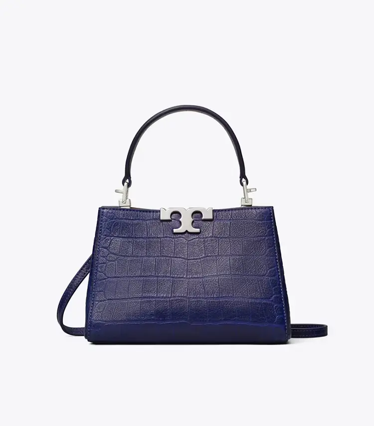 Mini Eleanor Soft Croc-Embossed Satchel - Image 4