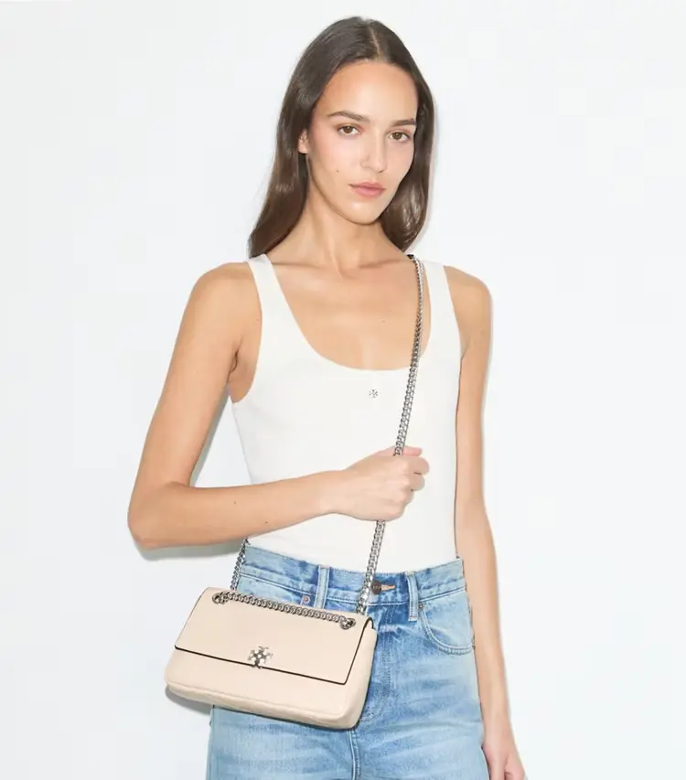 Small Charlie Quilted Shoulder Bag - Image 3