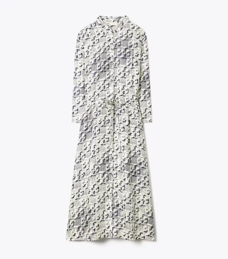 Silk Midi Dress