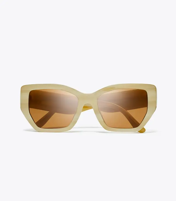 Kira Oversized Geometric Sunglasses - Image 3