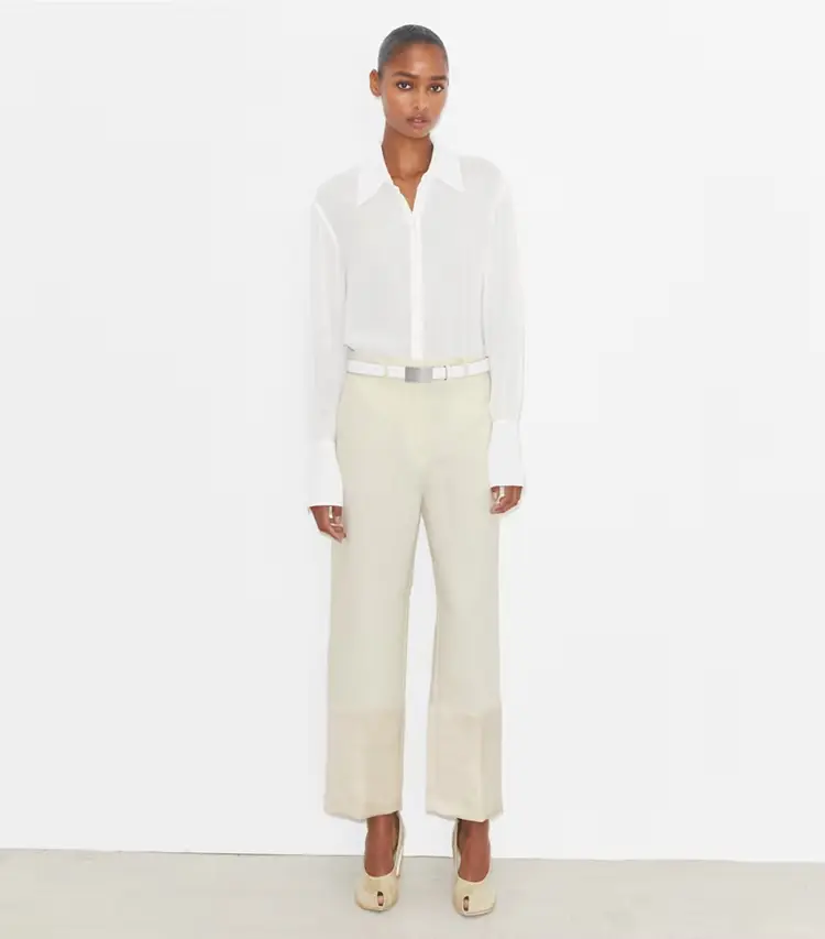 Cuffed Viscose Shirt - Image 3