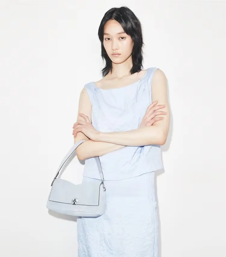 Small Charlie Suede Shoulder Bag - Image 2