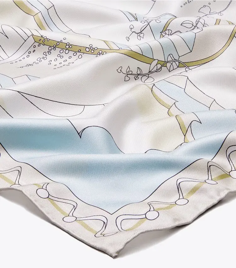 The Pool Silk Square Scarf - Image 2