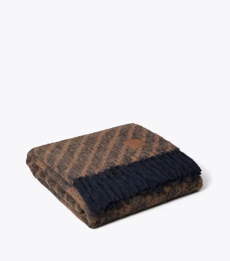 Logo Stripe BouclÉ Blanket - Image 2