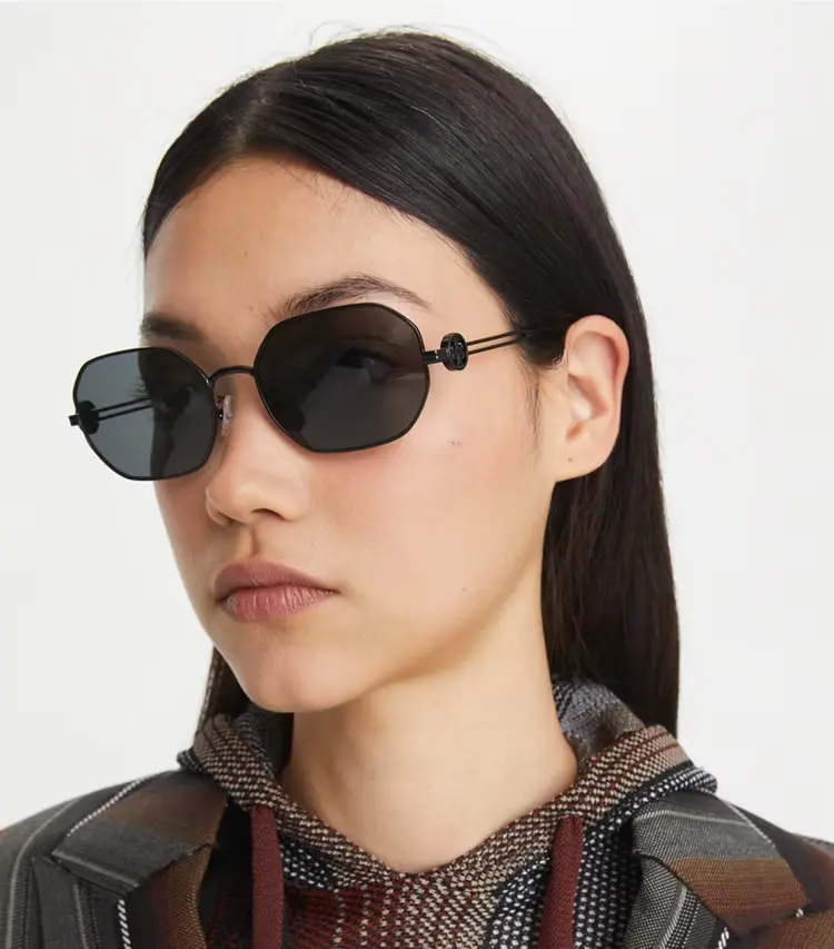 Miller Metal Oval Sunglasses - Image 4
