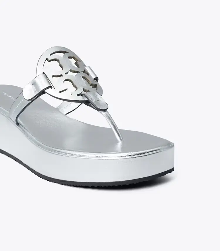 Miller Metallic Wedge Sandal - Image 4