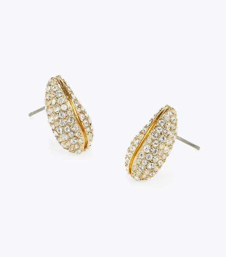 Mini Pierced PavÉ Earrings - Image 2