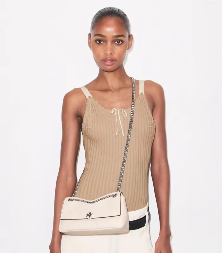 Small Charlie Quilted Shoulder Bag - Image 2