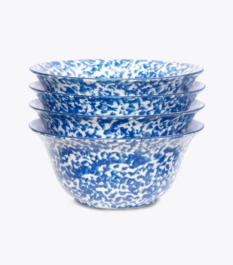 Spongeware Small Bowl, Set Of 4 - Image 2
