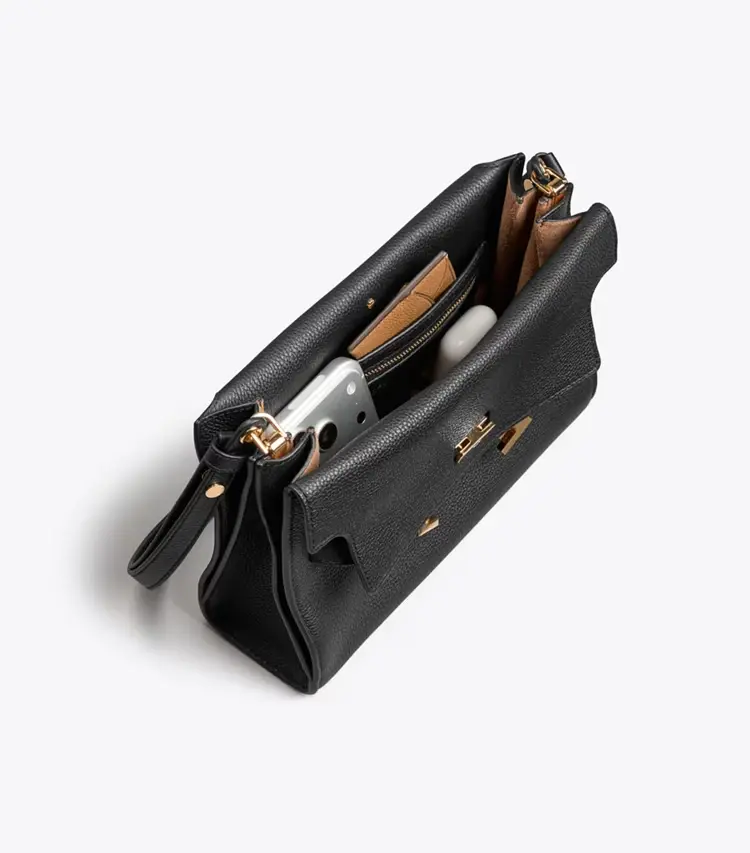 Lee Radziwill Pebbled Shoulder Bag - Image 4