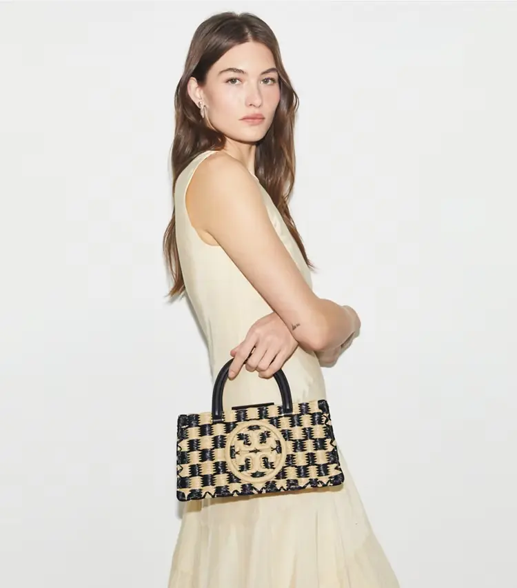 Ella Hand-Crocheted East-West Tote - Image 2