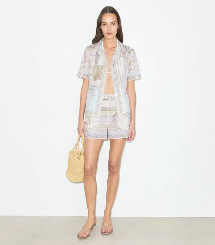 Printed Camp Shorts - Image 2