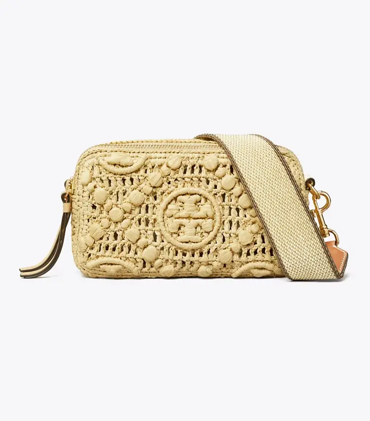 Mini Miller Raffia Crossbody Bag - Image 3