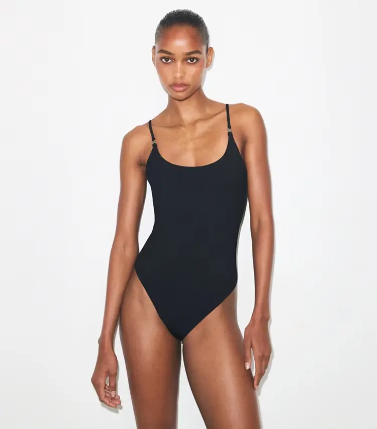 Solid Swimsuit - Image 2