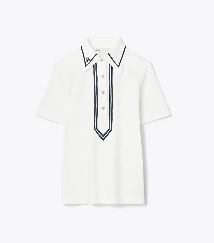 Mercerized Cotton Retro Polo