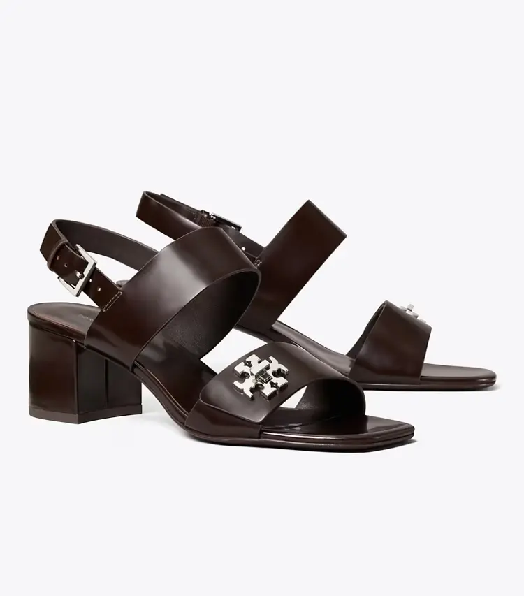 Turnlock Heeled Sandal