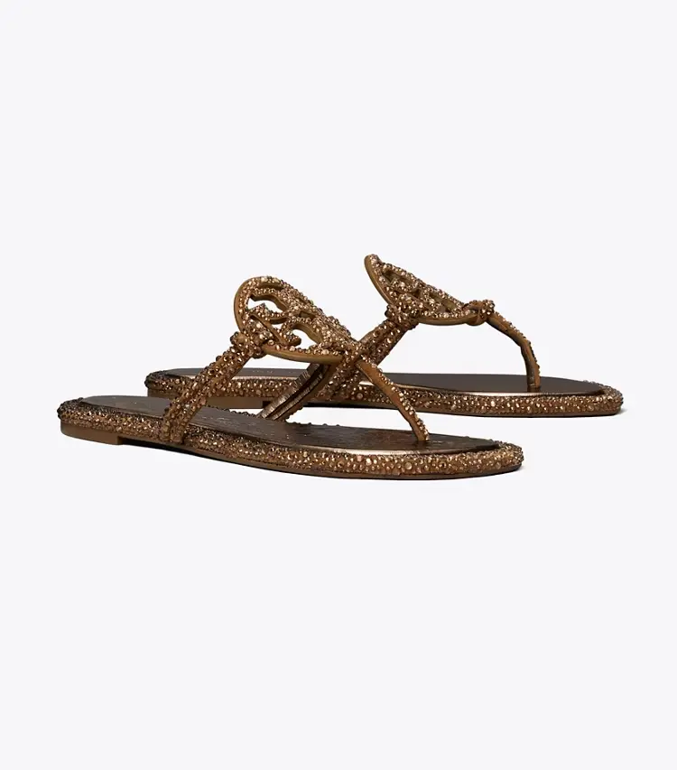 Miller Crystal Knotted Sandal