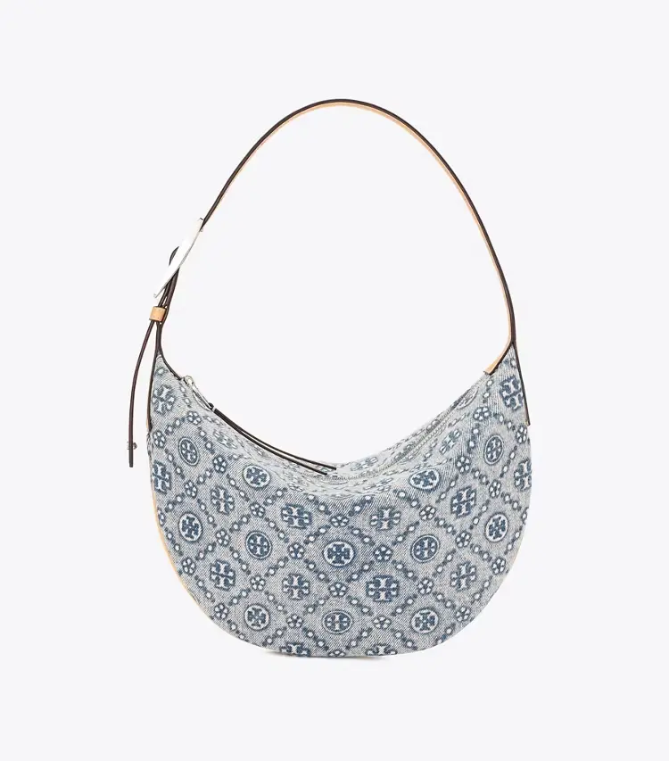 T Monogram Denim Small Balloon Bag - Image 3