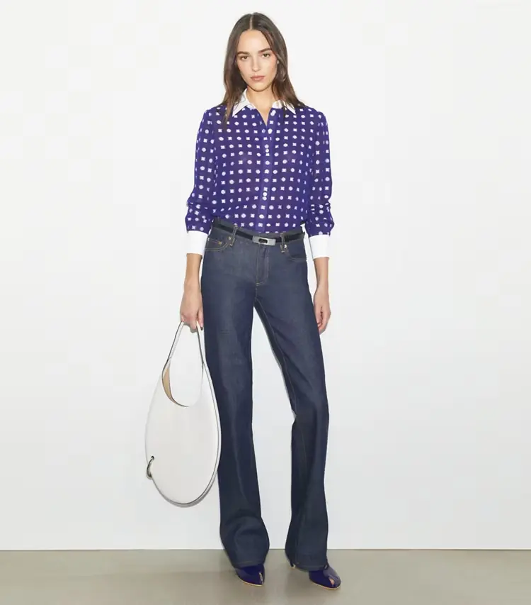 Colorblock Jacquard Shirt - Image 3