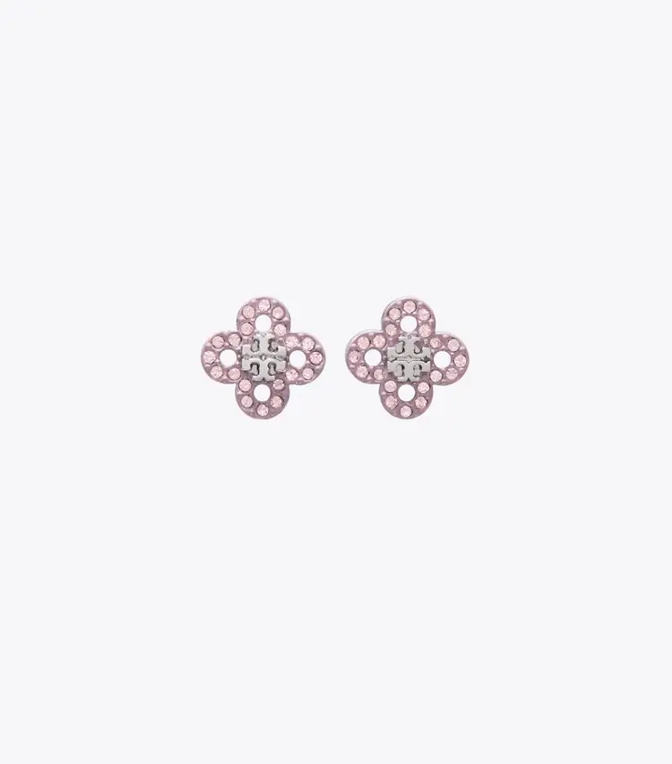 Forget Me Not Clover Stud Earrings