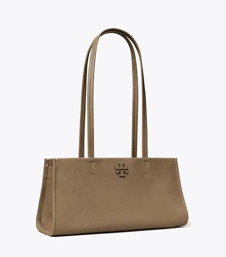 Leather East West Satchel