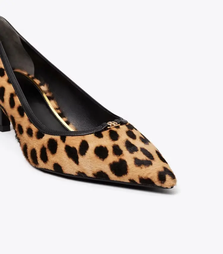 Double T Buckle Kitten Heel Pump - Image 3