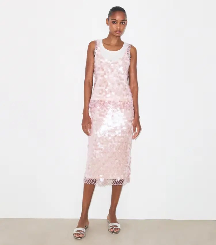 Sequin Mesh Top - Image 3