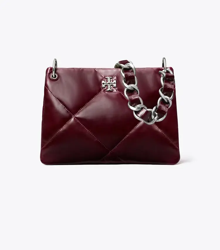 Small Kira Diamond Quilt Distressed Shoulder Bag - Image 3