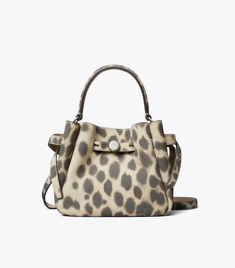 Mini Romy Suede Bucket Bag - Image 3