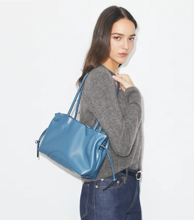Small Ella Natuura Drawstring Tote - Image 2