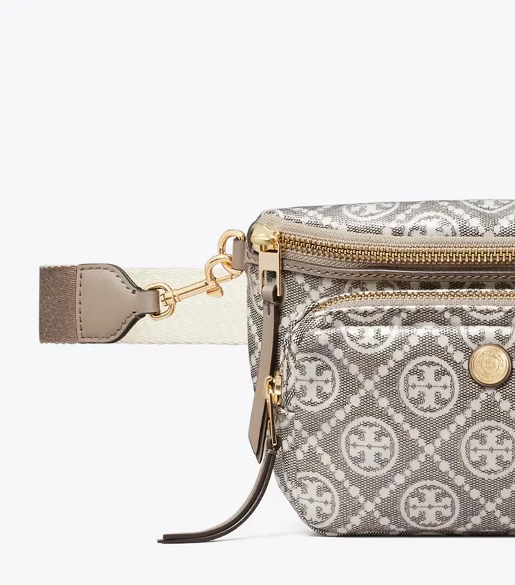 T Monogram Coated Jacquard Mini Belt Bag - Image 4