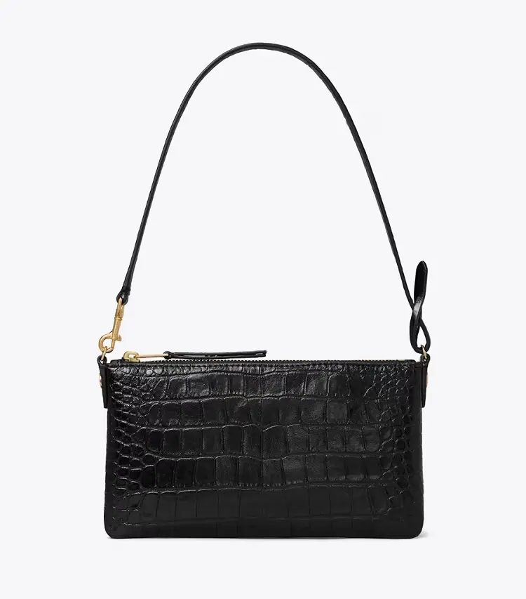 Croc-Embossed Pochette - Image 3