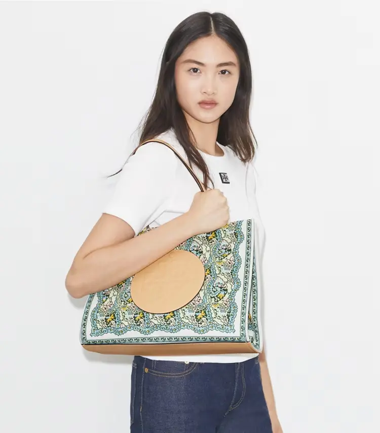 Small Ella Printed Tote - Image 2
