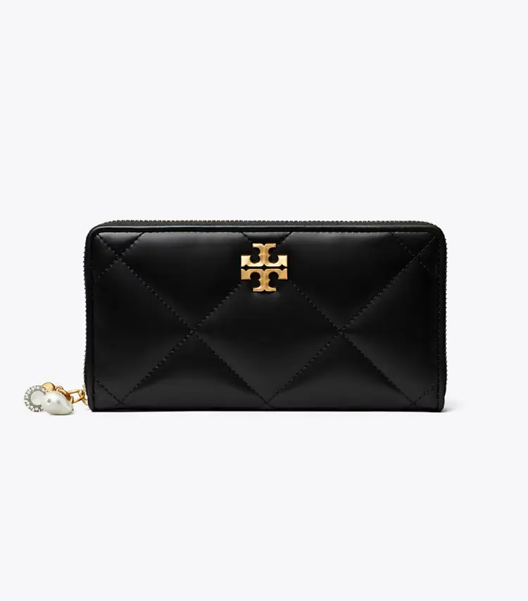 Kira Diamond Quilt Charm Continental Wallet - Image 2