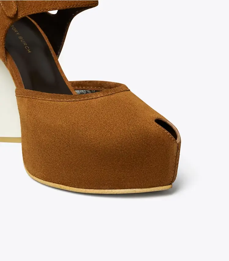Peep-Toe Platform Sandal - Image 3