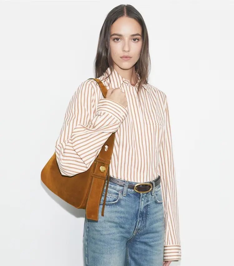 Romy Suede Shoulder Bag - Image 2