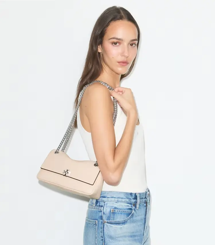 Small Charlie Quilted Shoulder Bag - Image 2