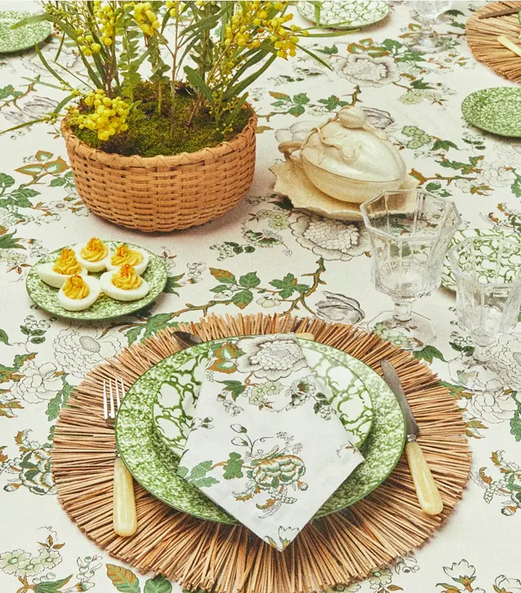 Happy Times Bouquet Square Tablecloth, 70" X 70" - Image 3